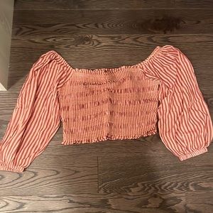 American Eagle Cropped Shirt
